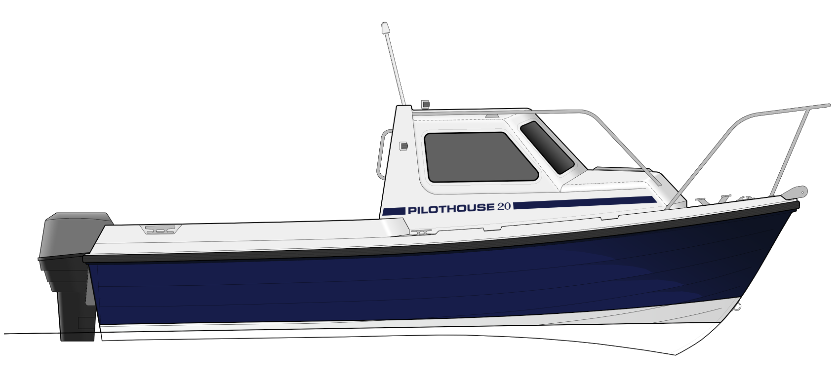 Pilot House 20 | Orkney Boats | Motor Boats & Crafts | Fishing & Leisure |  Trailer Launch