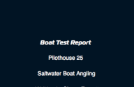 Boat Test Report - Orkney Pilothouse 25 (Dec 2017)
